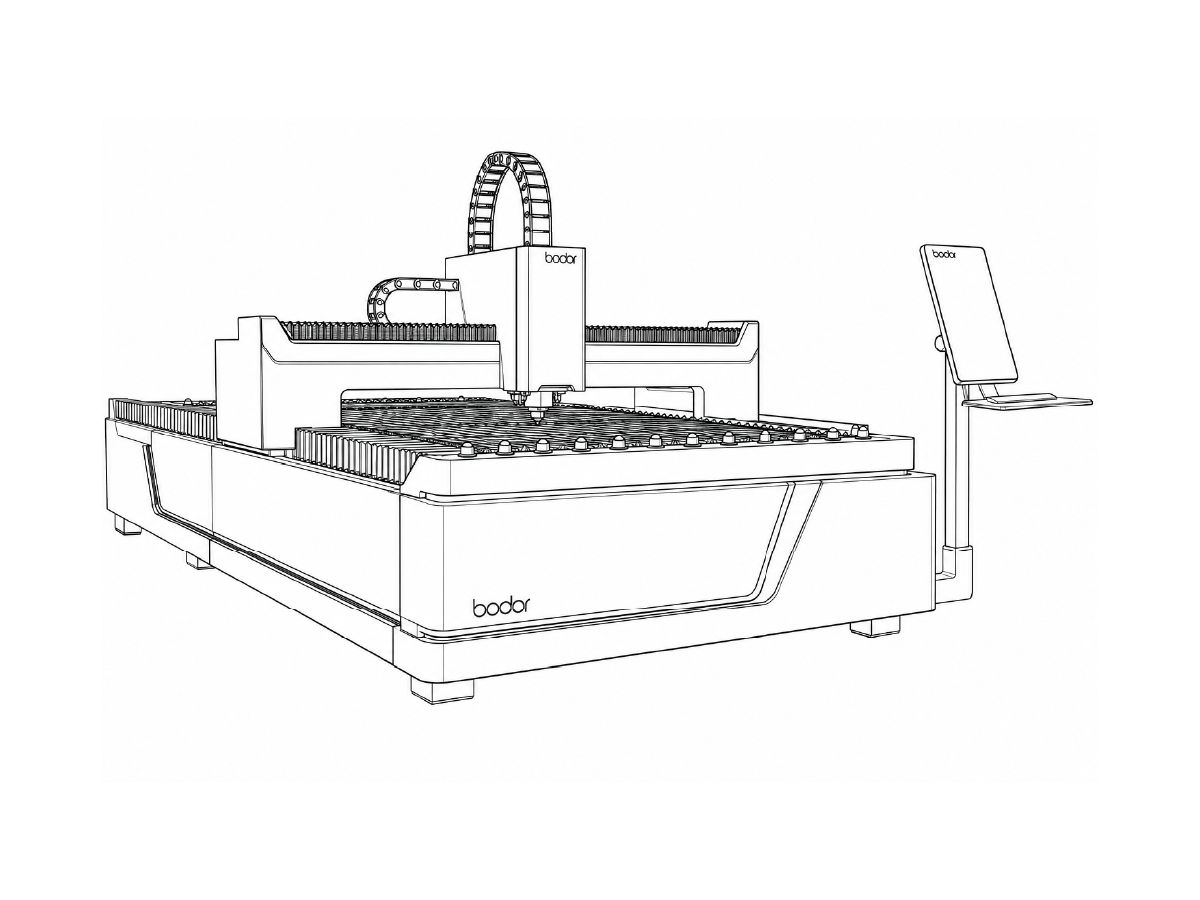 Fiber laser cutting machine