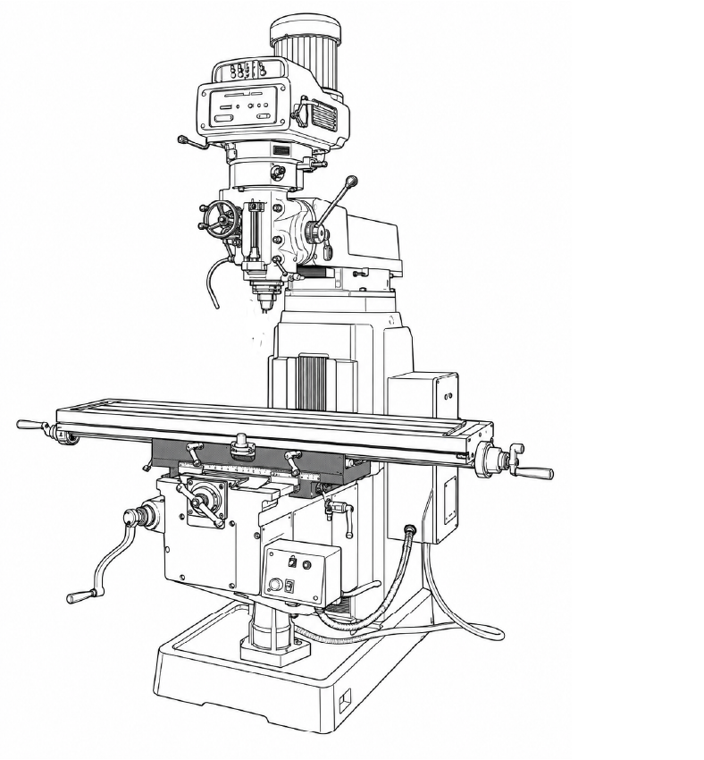 Manual milling machine